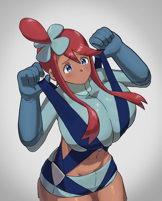 フウロちゃんのイラストです(色味調節版) 