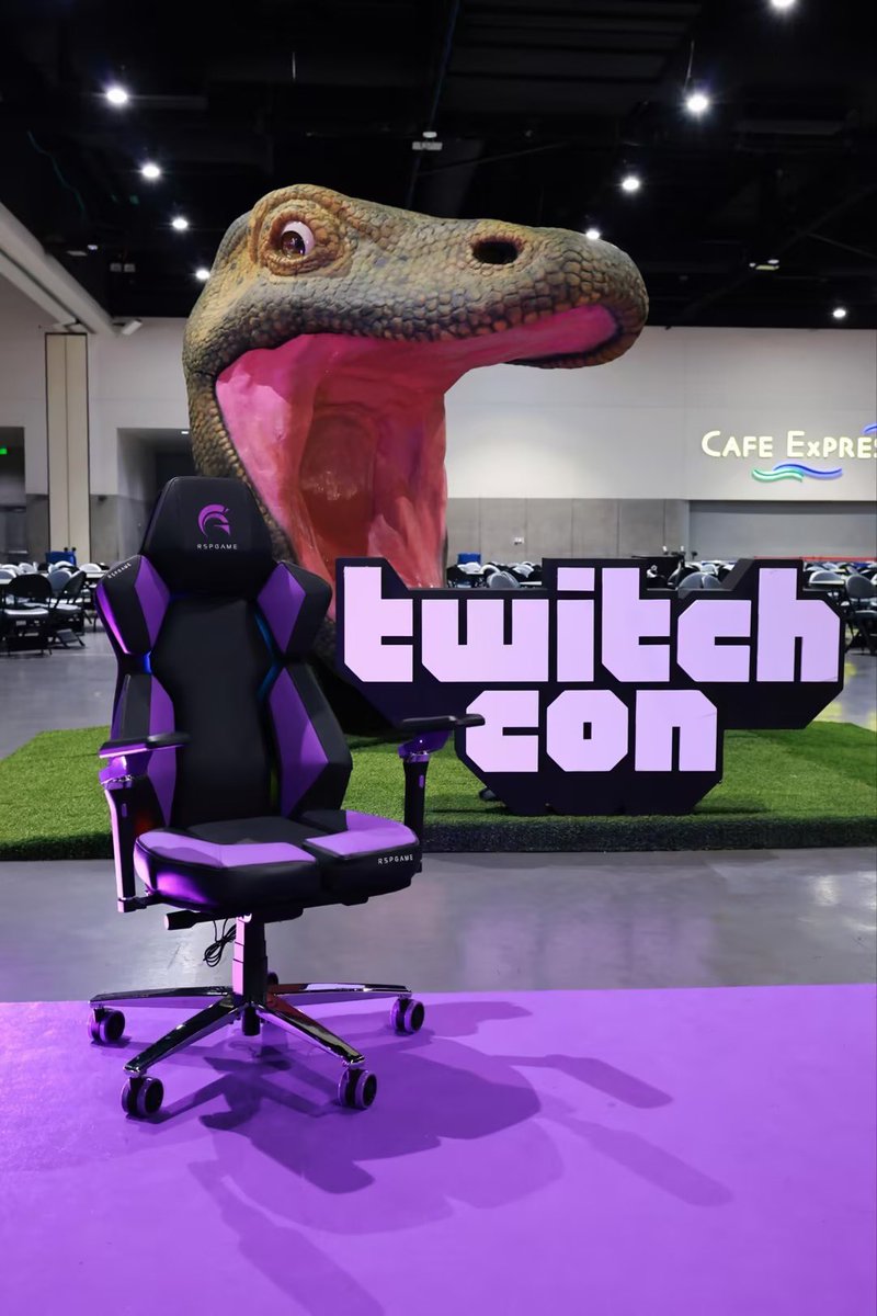 RSPGAMEOFFICIAL's tweet photo. What a blast at #TwitchCon! We had an incredible time showcasing our RSPGAME G Series chairs, designed for gamers who demand comfort, performance, and style. From intense gaming setups to chill mobile sessions, our chairs had everyone sitting like a pro! https://t.co/2utY4MfPCt