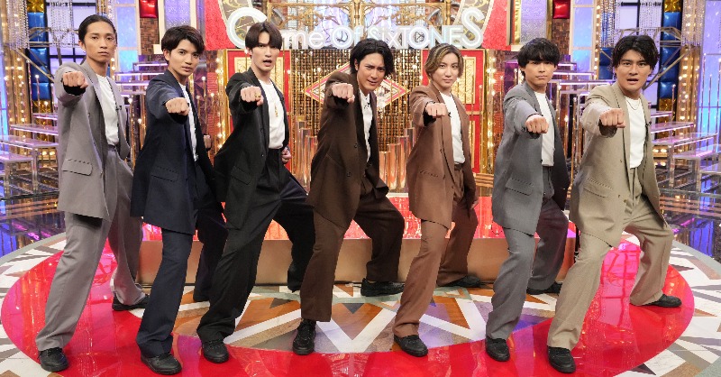 GoldenSixTONES's tweet photo. ／
#GameofSixTONES 🎮💎
ご視聴ありがとうございました！
＼

そいやそいや🤛やリップシンクギャグバトル🕺
ぜひお友達とやってみてください❤️‍🔥

#SixTONES とゲストの楽しそうな様子や
飛び出したパワーワードの数々…
TVerで何度でもお楽しみください💫

#ゲースト #長嶋一茂 #藤本美貴 #間宮祥太朗