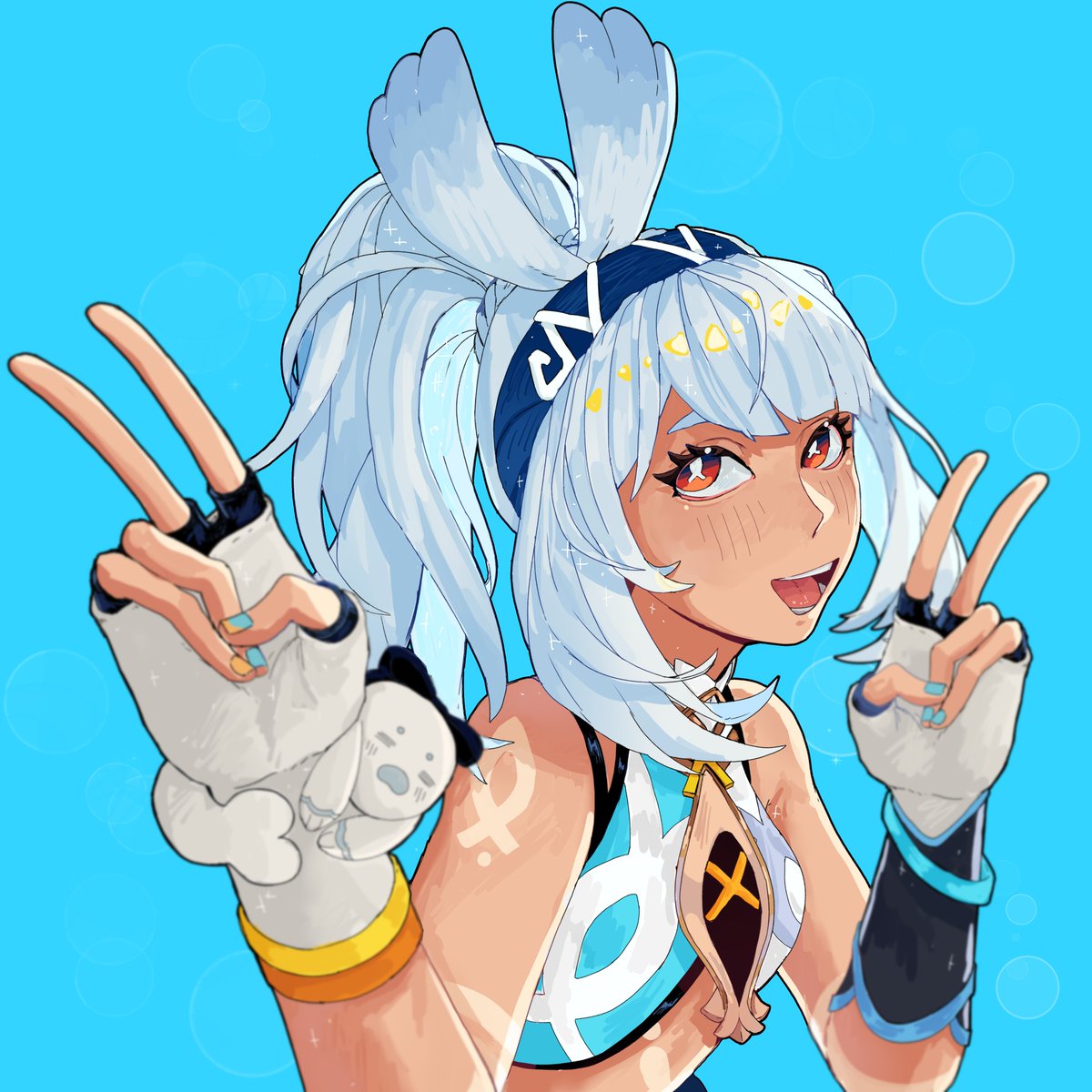 🐬✌️
#Mualani #GenshinImpact #fanart