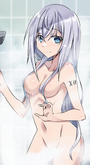 お題箱の。
シャワーでX07ちゃんとばったり。 