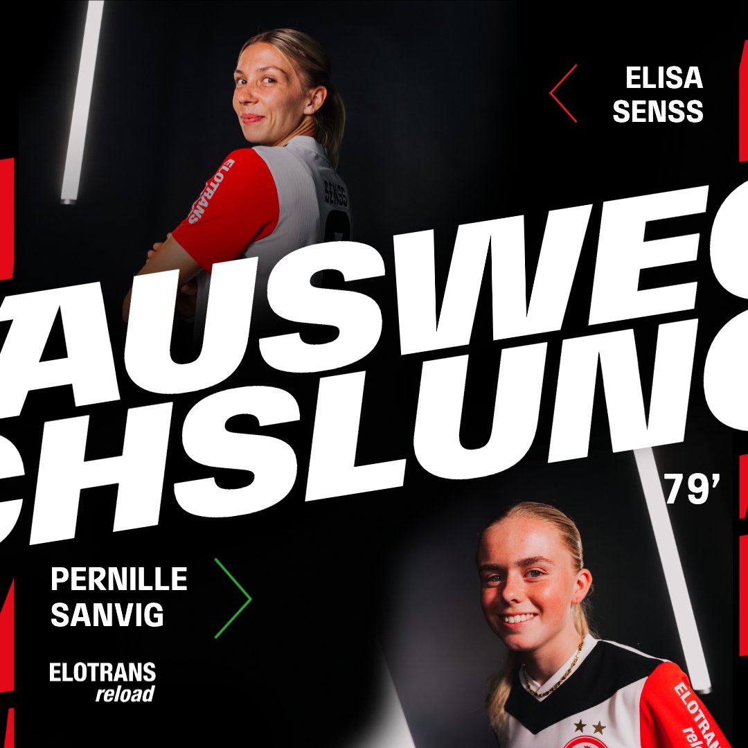 EintrachtFrauen's tweet photo. ⏱️ 80.: 🔁🔁
––––––
#SGE #EintrachtFrauen | #DieLiga #PDMSGE | 0:4 https://t.co/MAj6Tanq2q