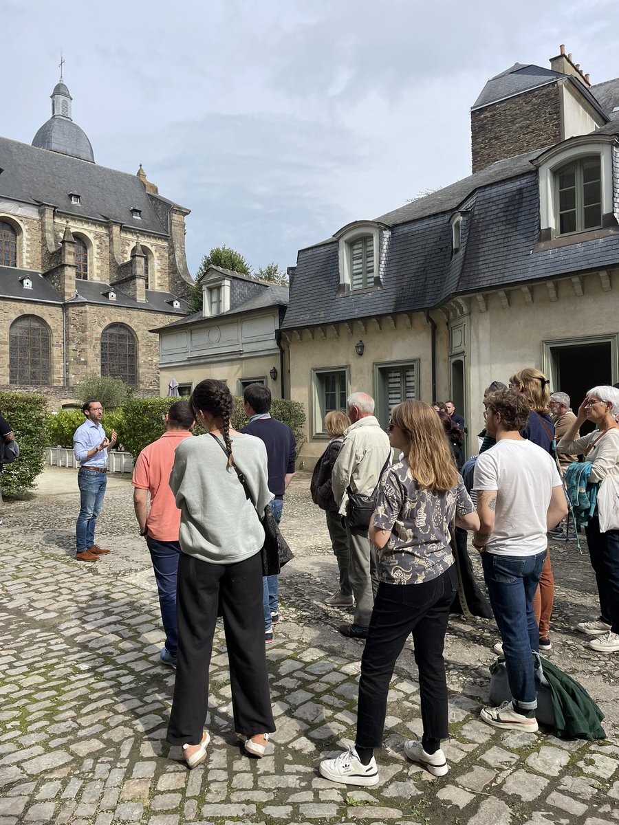 #JEP2024 la Drac Bretagne est ouverte au public chaque année. L’Hôtel de Blossac intéresse de nombreux visiteurs . L’opportunité aussi de parler de nos missions.