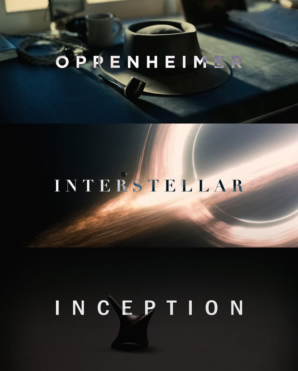 JOSEPHSPARROWVJ's tweet photo. Pic any one from the great grand master Nolan's filmography 🥵🐐
#ChristopherNolan #nolan #oppenhimer #interstellar #inception
🥵🔥 https://t.co/0gXYNMfD8B