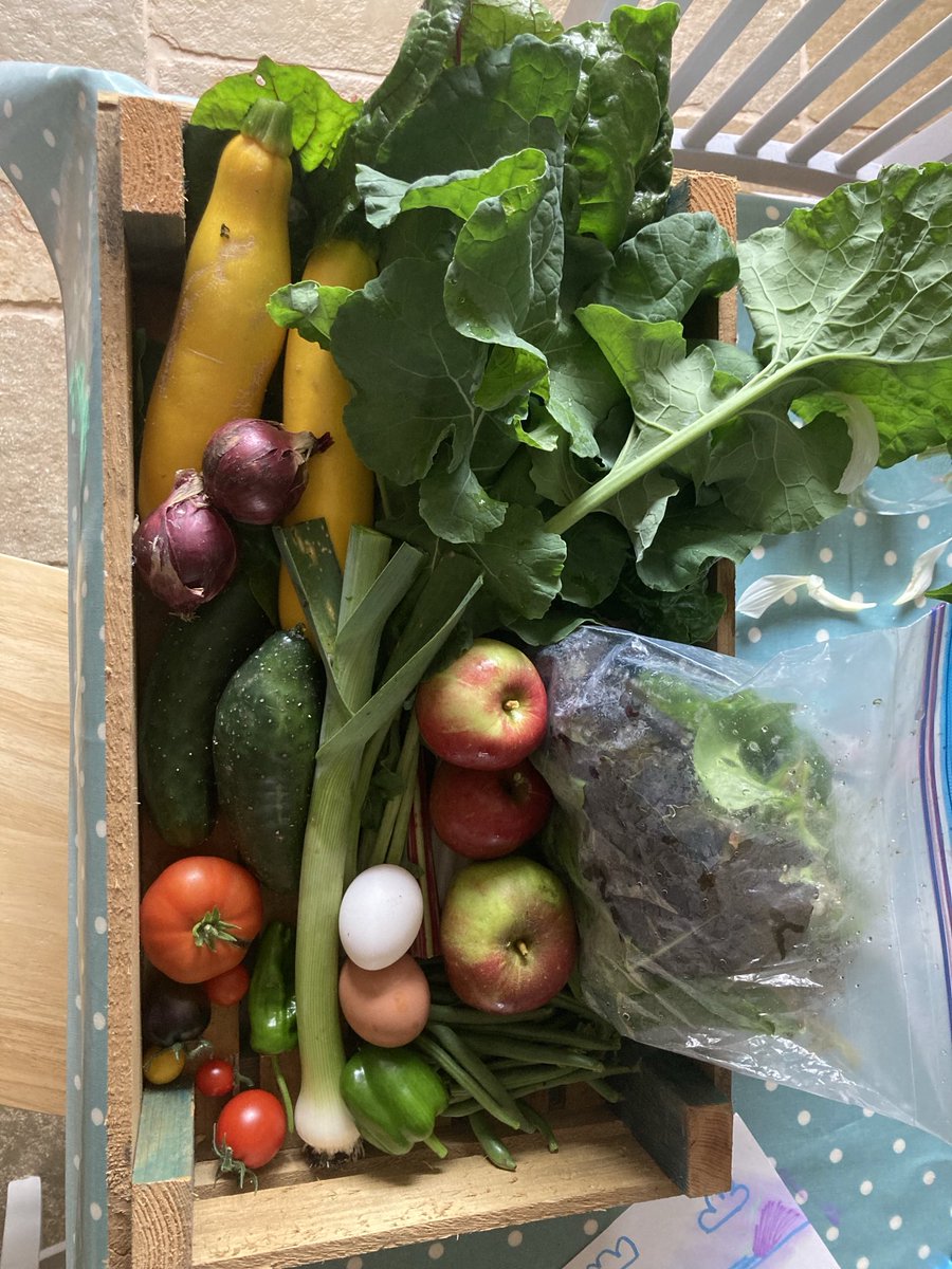 Another veg box going out to customer #smallholding #farming