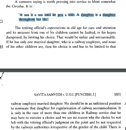 "A son is a son until he gets a wife. A daughter is a daughter throughout her life....''

#SupremeCourt had quoted this saying in a judgment delivered in 1996.

Happy Daughters Day !

#DaughtersDay