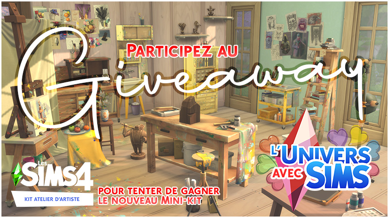 LuniverSims's tweet photo. GIVEAWAY #ArtistStudioKit ! 🎨
Grâce au programme #EACreatorNetwork, nous vous offrons un exemplaire (PC/Mac ou consoles) du kit Atelier d'artiste sur Les Sims 4 ! ❤️
Fin du concours le 25 septembre 2024
⏩ https://t.co/BCzHAgq7hJ

#Collaborationcommericale #EAPartner #Sims4 https://t.co/vltvB7KNNl