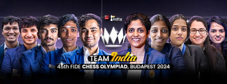 Sushant #impactSalesforceSaturday (@sushant21791) on Twitter photo India shines GOLD at the Budapest Chess Olympiad 2024!🏅🇮🇳
Both our men’s & women’s teams have made the nation proud!
A victory of hard work, strategy & perseverance.This is more than a win, it’s a historic moment for Indian chess!
#ChessOlympiad2024
Pic Credit: <a href="/ChessbaseIndia/">ChessBase India</a> India shines GOLD at the Budapest Chess Olympiad 2024!🏅🇮🇳
Both our men’s & women’s teams have made the nation proud!
A victory of hard work, strategy & perseverance.This is more than a win, it’s a historic moment for Indian chess!
#ChessOlympiad2024
Pic Credit: <a href="/ChessbaseIndia/">ChessBase India</a>