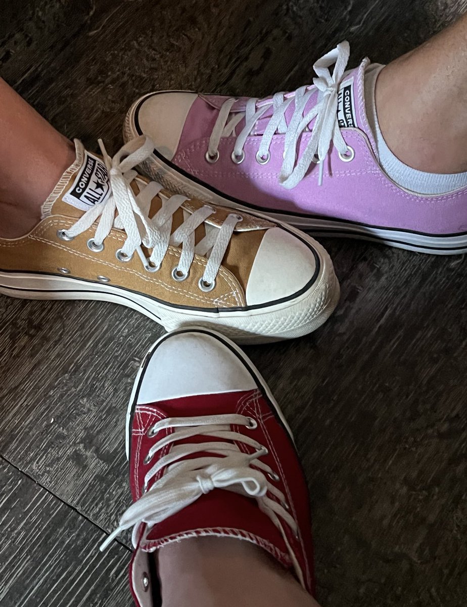 JayeJaybird54's tweet image. #ProudBlue
I live in NC and a few months ago we had very little hope of turning BLUE, but now I think we have a pretty good chance! Yesterday I went out with a group of ladies to celebrate a friend’s upcoming wedding. Three of us wore our Chucks and I also wore my Chucks and