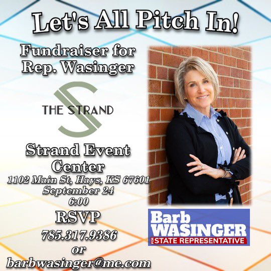 Join me at the Strand in downtown Hays on Tuesday night.  Can’t wait to see you!