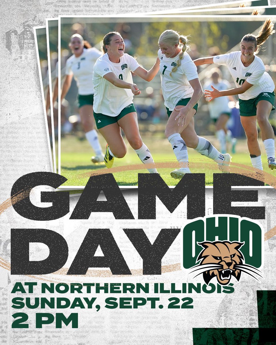 Get happy, it’s game day!!! 

🆚  Northern Illinois 
📍 DeKalb, Ill. 
⏰ 2 P.M. EST 
📊 bit.ly/4deEa4v
📺 bit.ly/3Bdh6pv

#OUohyeah