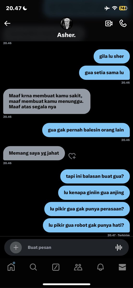 selamat ya udah ngancurin perasaan gua, gua gak tau harus apa lagi wkwkwk @cggrtsvckk oh ya buat <a href="/caetholic/">✮</a> dijaga tuh cowo lu, bisa aja dibelakang lu dia jga ngelakuin kayak apa yg dia lakuin ke gua wkwkwk