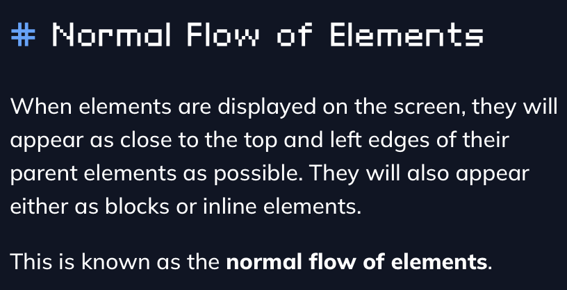a_numpy's tweet photo. #30NitesOfCode Nite 51: Studying CSS so far be like, "Going with the flow~" https://t.co/7fAJfi9ARA