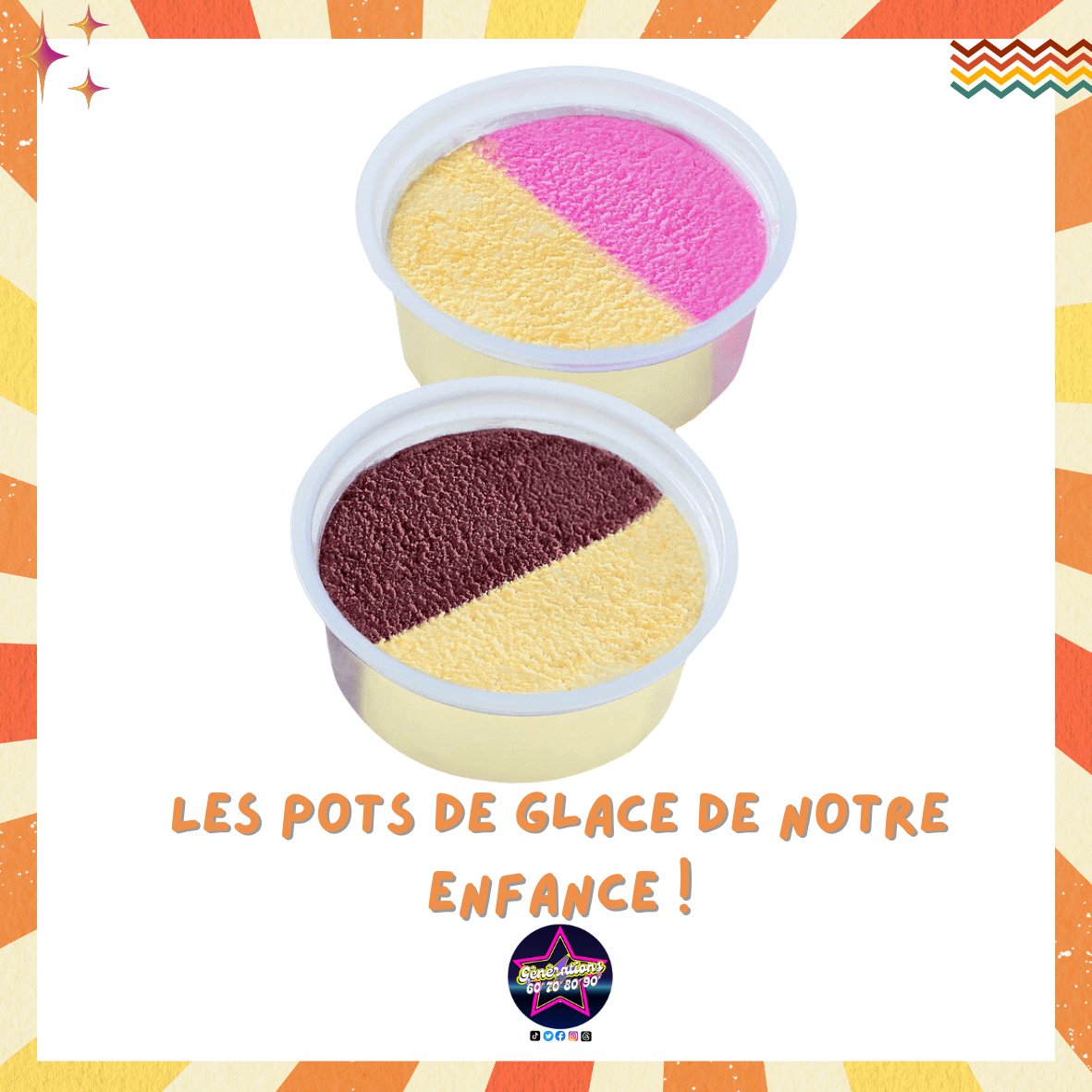 Generations7080's tweet photo. On retrouvait souvent ces petits pots de glace à la cantine. https://t.co/aWlKHtLjOs