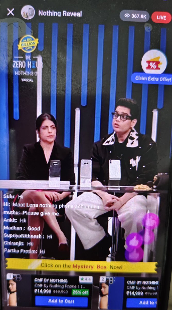 toposant55's tweet image. Enjoying #TheZeroHour #Flipkart #Nothing ❤️📱🥳