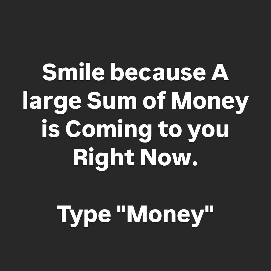 Type Money To Affirm!!💫