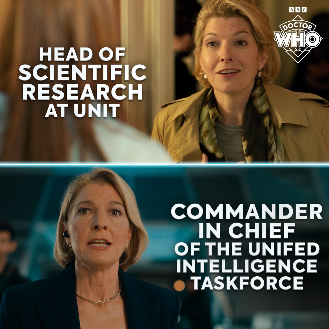 We love a promotion! It's been 12 years since the debut of Kate Lethbridge-Stewart in 'The Power of Three' 🫡 #DoctorWho