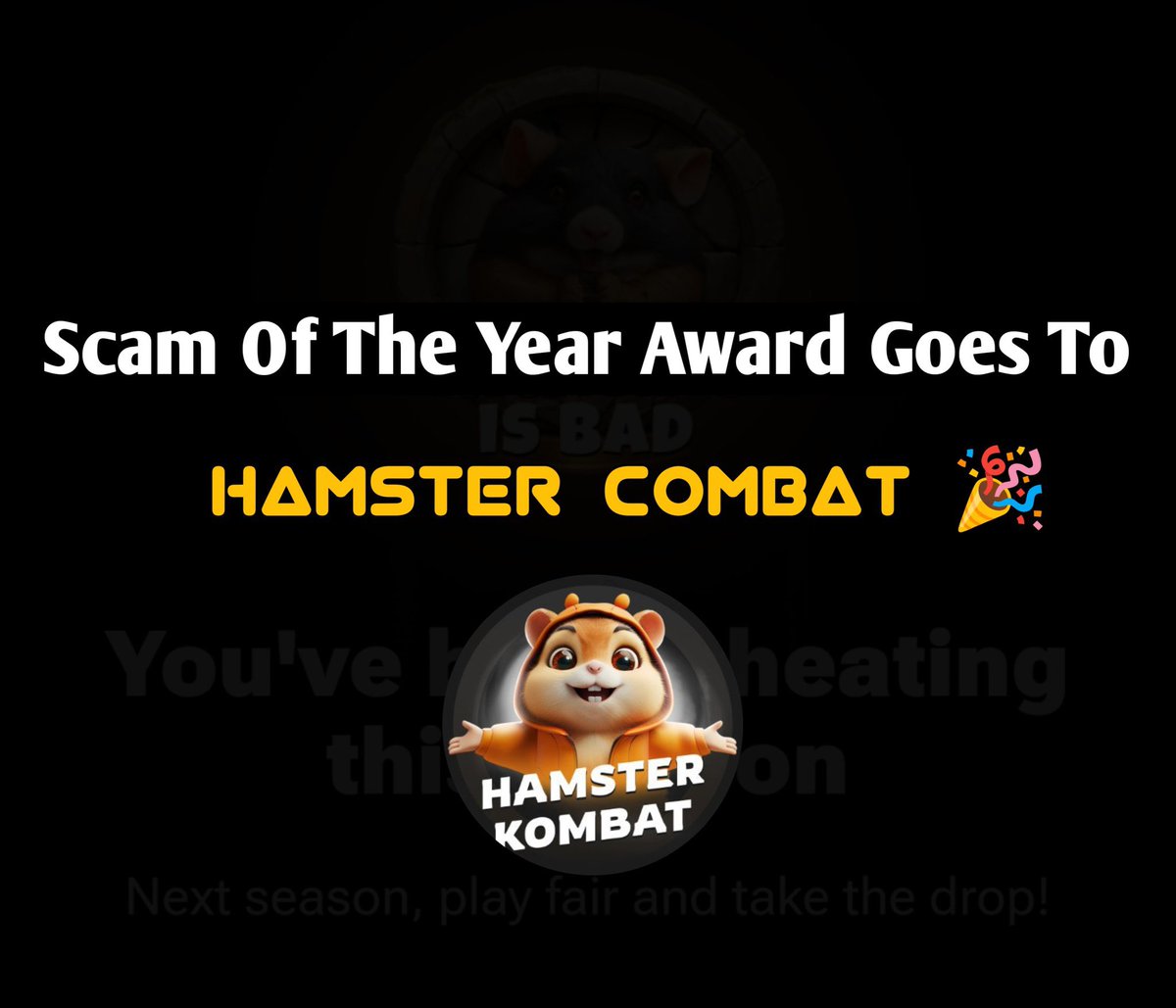 pushpendrakum's tweet photo. Hi, Hamster Kombat team.
@hamster_kombat 

There’s no doubt that cheating is wrong, but there are thousands of genuine #HamsterKombat users who played fairly over the past 3-4 months and still got tagged as cheaters. Please take a closer look into this.

If some users used bots for specific activities, make them ineligible for those activities only. Please give them the airdrop for other legitimate activities.

Note: Cheating should be restricted to offenses like:

•Using bots for keys
•Auto clickers
•Multiple accounts on one device

Please support your dedicated community!

#HamsterKombat
#HamsterScam
#Hamster