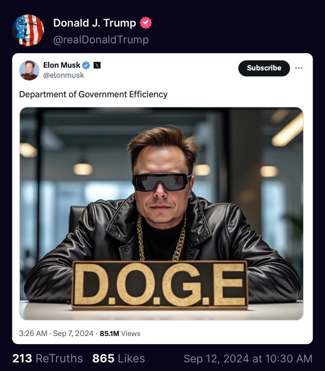 D.O.G.E. Memecoin tweet media