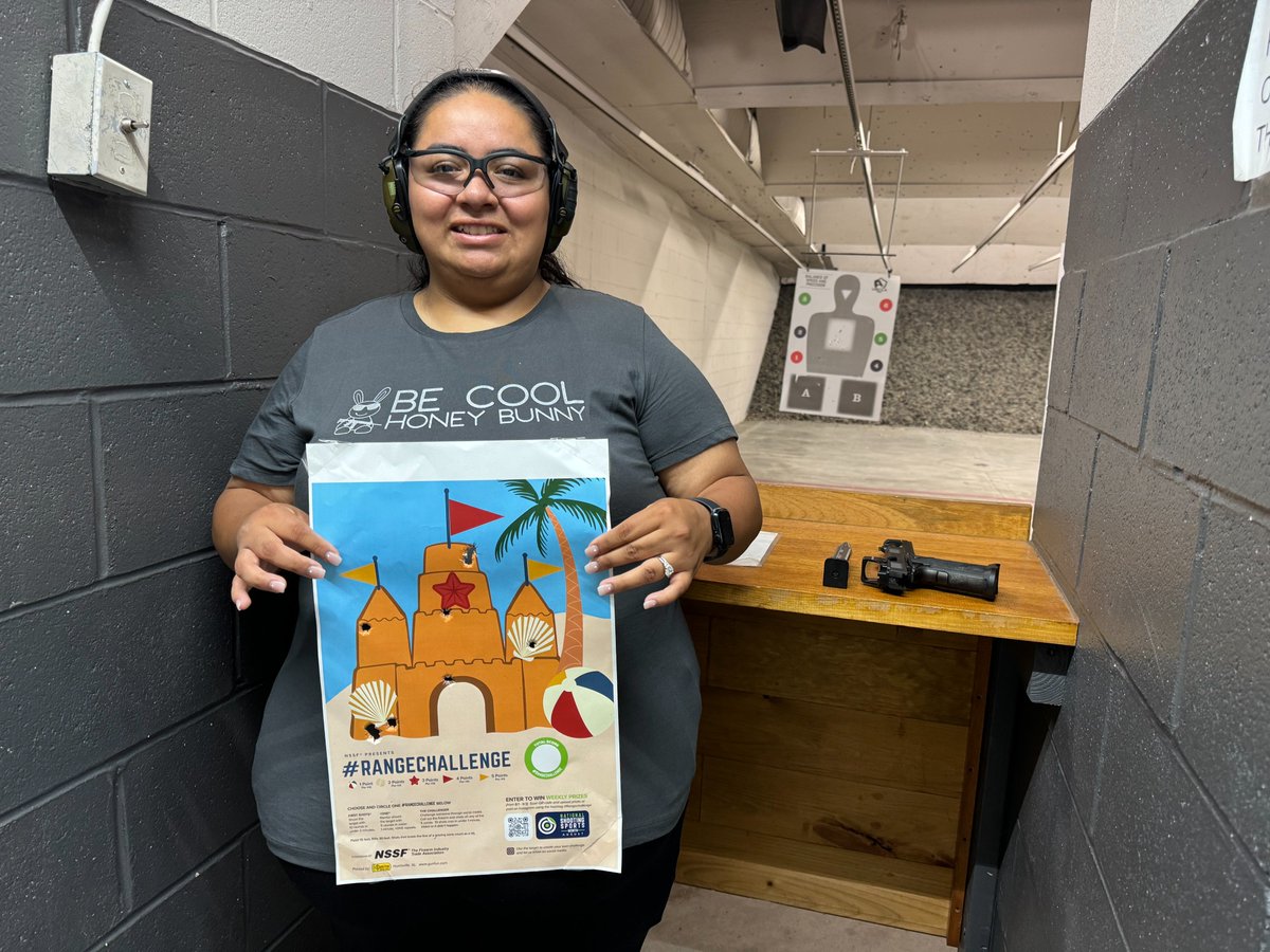 LetsGoShootUSA's tweet photo. Nohelia from Texas joined the #RangeChallenge in August to celebrate National Shooting Sports Month! Thank you for participating and your support! Can't wait for next year.
#LetsGoShooting https://t.co/acxOiilemr
