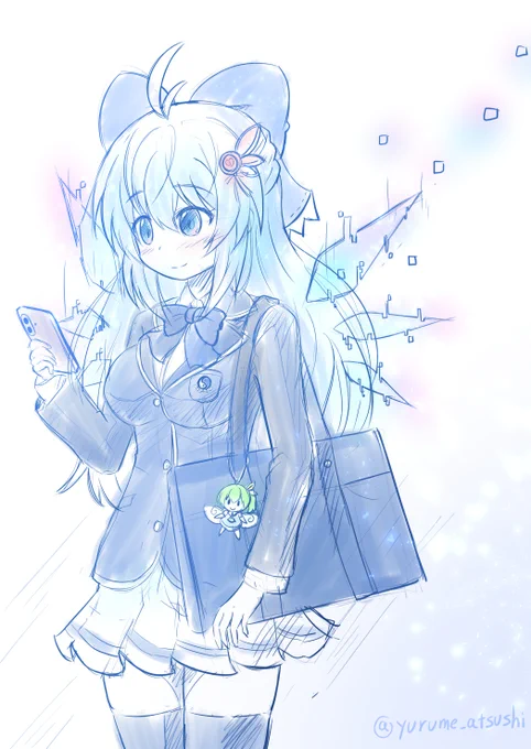 らくがき:ロングチルノちゃん
