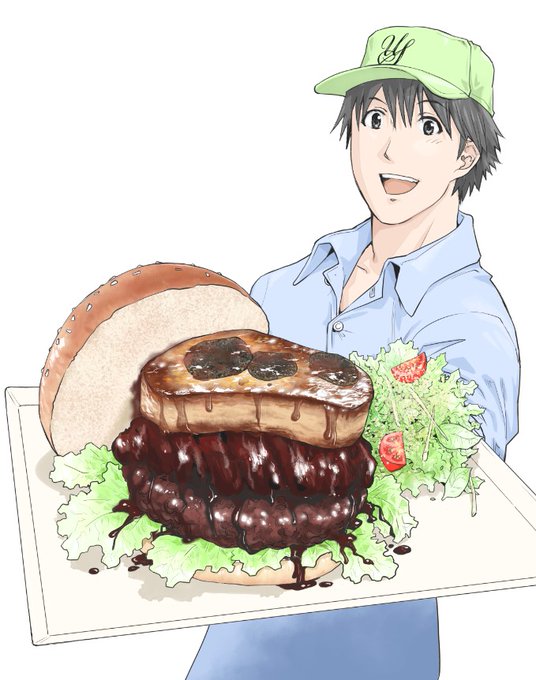 過去絵。本日のバーガー 