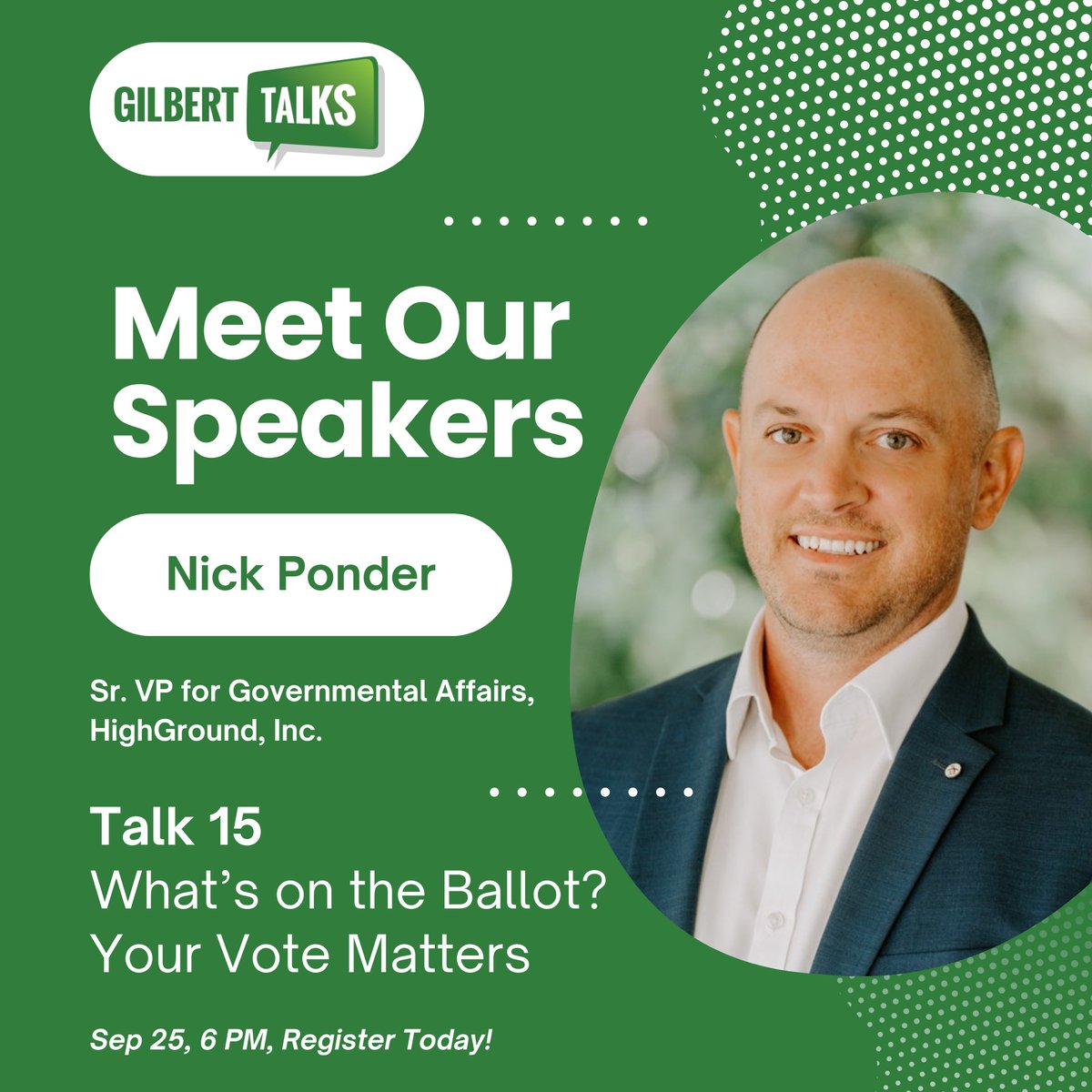 GilbertTalks's tweet image. Just three days until Talk 15! Here is another great speaker for the evening.