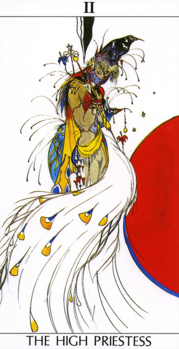 xe0_xeo's tweet photo. Yoshitaka Amano: Finding Happiness with Tarot Fortune-Telling (1991) 🧵 https://t.co/I1HCWnj1J9