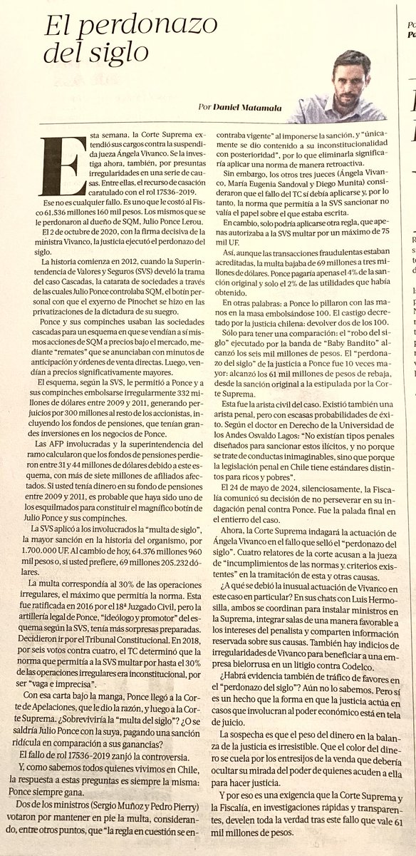 Columna:
El perdonazo del siglo