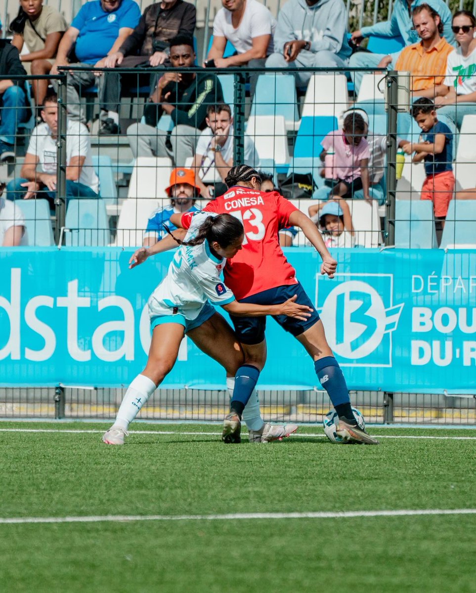 OMfeminines's tweet photo. 45 minutes pour aller chercher la victoire 👊🔵⚪️ #OMLOSC https://t.co/b2e0vHOPaL