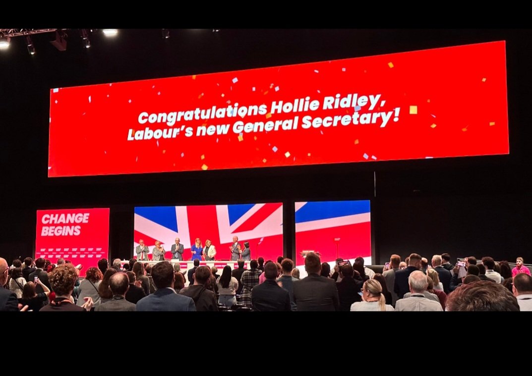lailaMbutt's tweet photo. A big congratulations to Hollie Ridley. So proud of her achievement. One of Barking and Dagenham's great successes ! @UKLabour #LabourConference24 #Lab24 https://t.co/ifcwCePc14