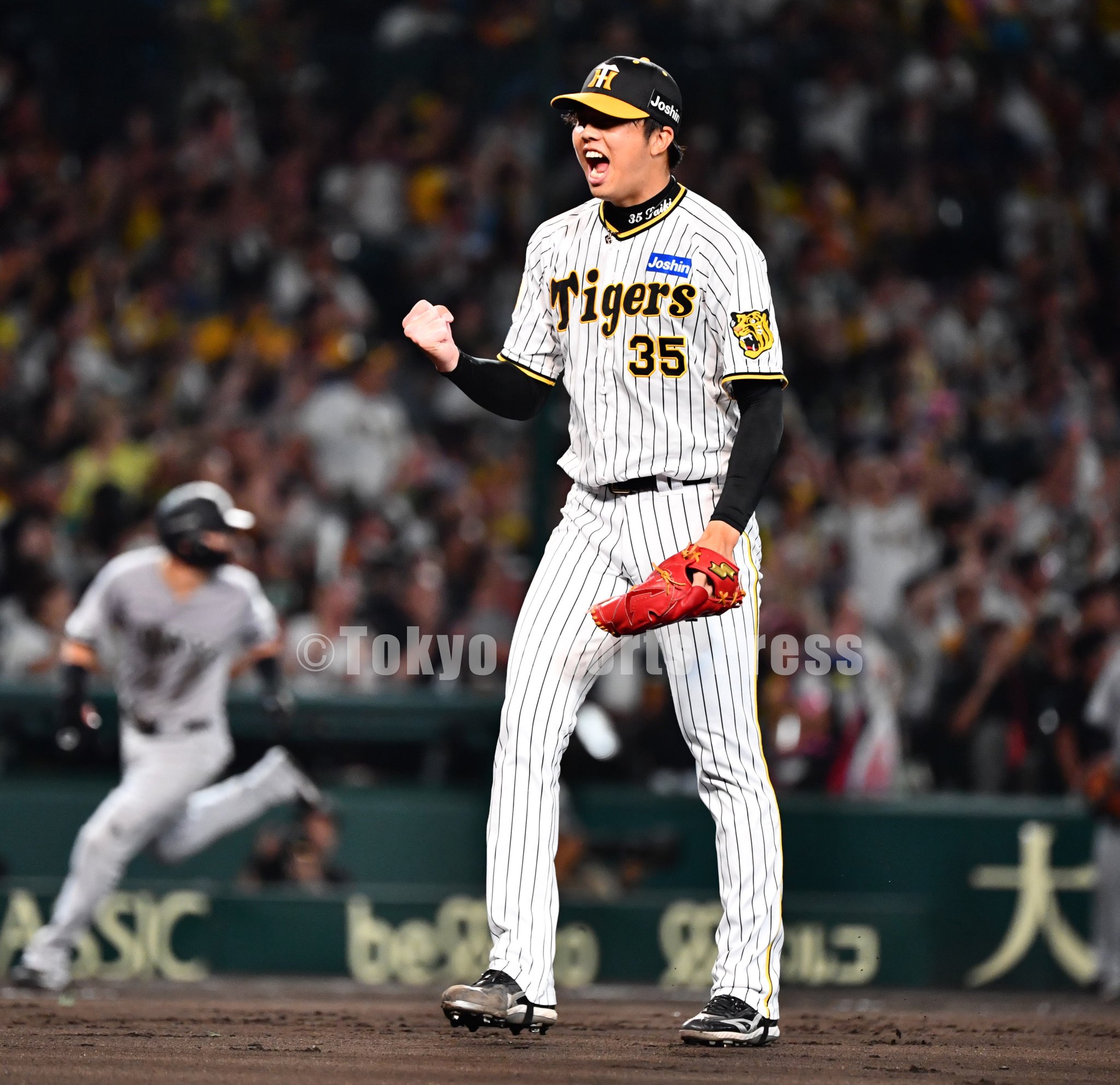 才木浩人　2024優勝ユニフォーム Sサイズ 才木浩人 2024優勝ユニフォーム Sサイズ - メルカリ