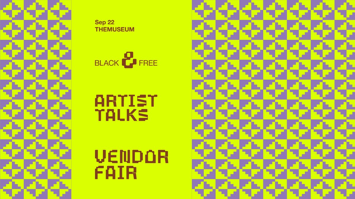 Can't make it to todays Black &amp; Free: New Art event? Join us over the next few hours as four artists explore the multifaceted experiences of Blackness and freedom through their unique artworks.

Tune in >> youtube.com/@THEMUSEUMtv