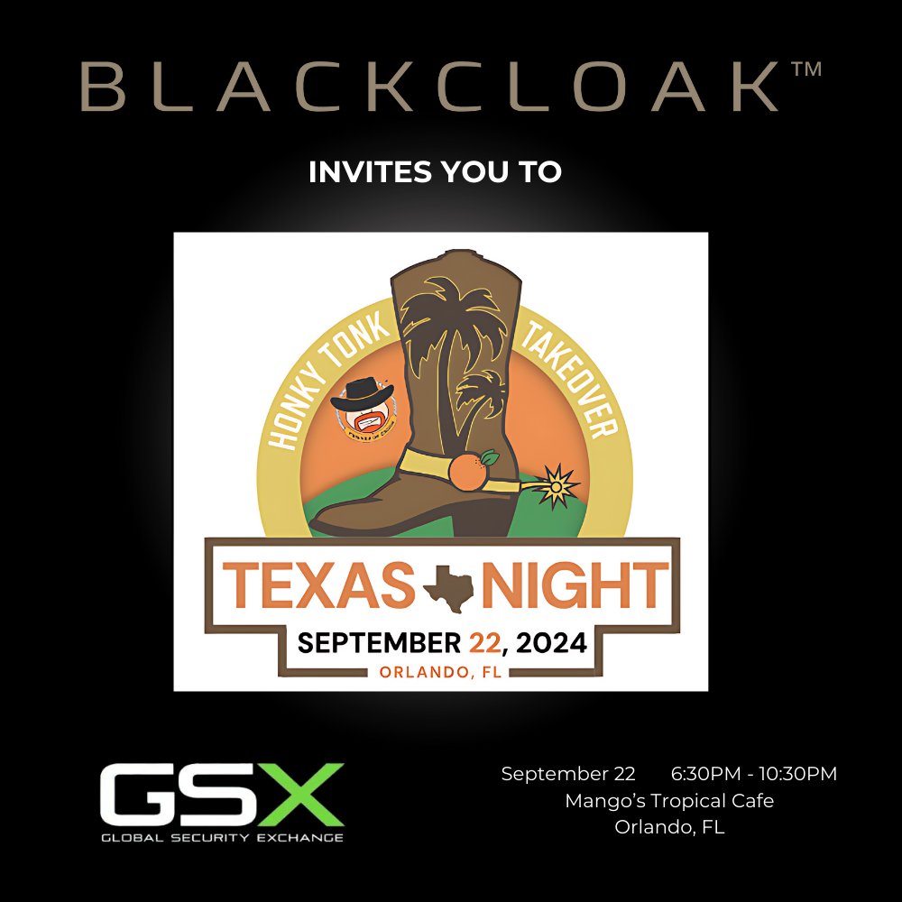 Join us for a discussion at #GSX from the Pioneer in #DigitalExecutiveProtection and meet some of our amazing team of Security Experts at our booth afterwards.

I'll be on the floor Monday at 12:30pm!

#ExecutiveProtection #GSX  #cybersecurity #cso #ciso  #asisgsx2024