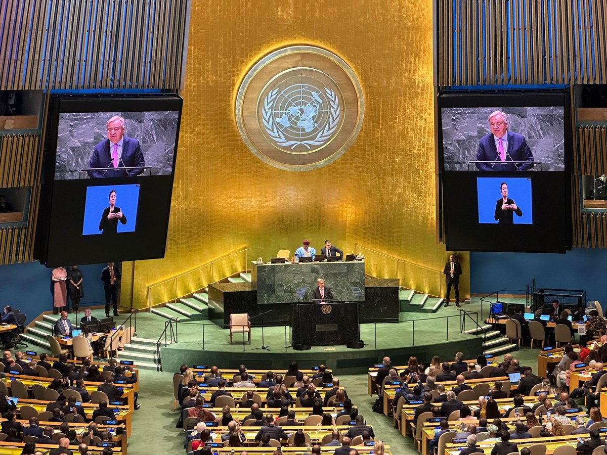 “The UN Security Council is outdated, and unless its composition and working methods are reformed, it will eventually lose all credibility.” - <a href="/antonioguterres/">António Guterres</a> 

The Pact for the Future was adopted this am, but the work doesn’t stop here. Let’s turn these commitments to action🤝