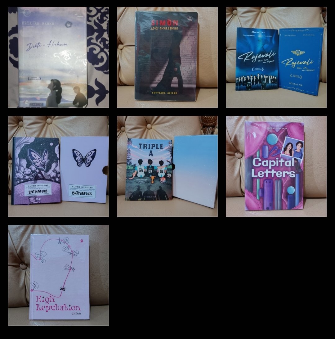kkromiye's tweet photo. [help rt/likes <3]
wts preloved novel

- dm for more details ✉️
- nego? ✅ tapi jgn sadis
- bisa 🍊
- keep event ✅
- inc packing
📍Jambi

t. wts preloved buku novel au butterflies rajewali high reputation triple a simon says love letters dikta dan hukum https://t.co/LLj84uLYXa