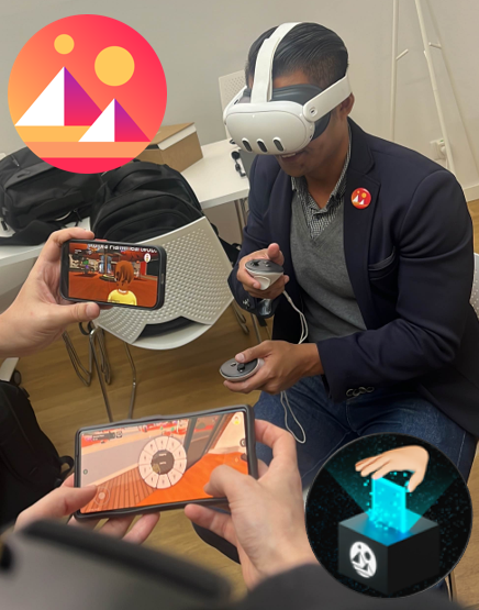 At the Decentraland DAO Summit in Lisbon, I had the opportunity to test the DAO-funded VR client. As a metaverse explorer, I believe that immersive technology is crucial to the progress of the metaverse. I was particularly impressed with experiencing Decentraland in VR firsthand,