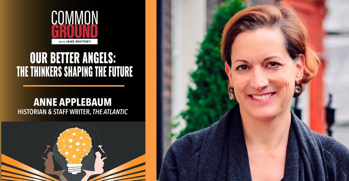 CGJaneWhitney's tweet photo. “People have always had different opinions. Now they have different facts.” - Anne Applebaum

Pulitzer Prize winning historian @anneapplebaum will kick off our first conversation at 3 p.m today!

https://t.co/MewxEkBhiT

#CGJaneWhitney #CGOctober #DemocracyFestival https://t.co/eMPXCTXHB4