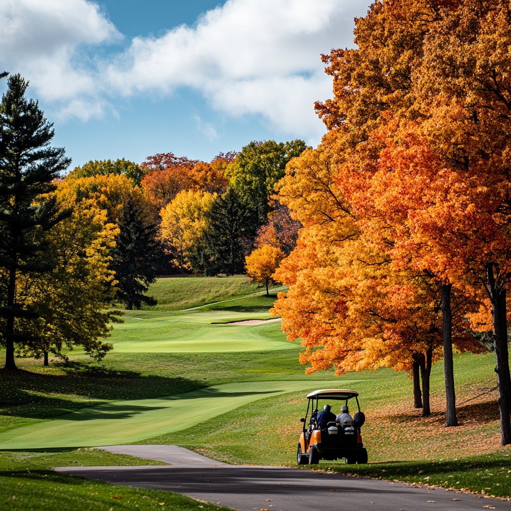 Hit the green while the trees change to shades of red. Fall is here, and so is your perfect season on the course! 🍂⛳

 Happy First Day of Fall from the team at Event Caddy. 

#FirstDayOfFall #FallWeather #NewSeason #Golf #GolfTechnology #GolfManagementSoftware #CharityGolf