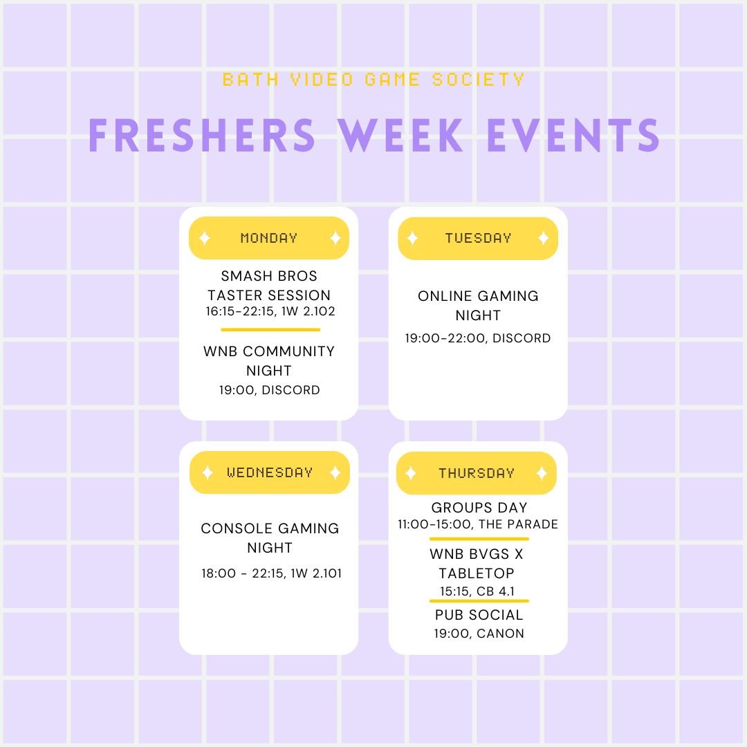 Bath Video Game Society tweet media