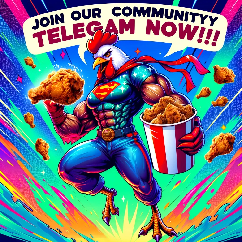 Freefriedchickn's tweet photo. #freefriedchicken #chicken #telegram #memecoin #realvalue #Memes #JoinUs https://t.co/rzkStKeAj5 more to follow soon 🍗🍗🍗 https://t.co/Y7c5dxylvV