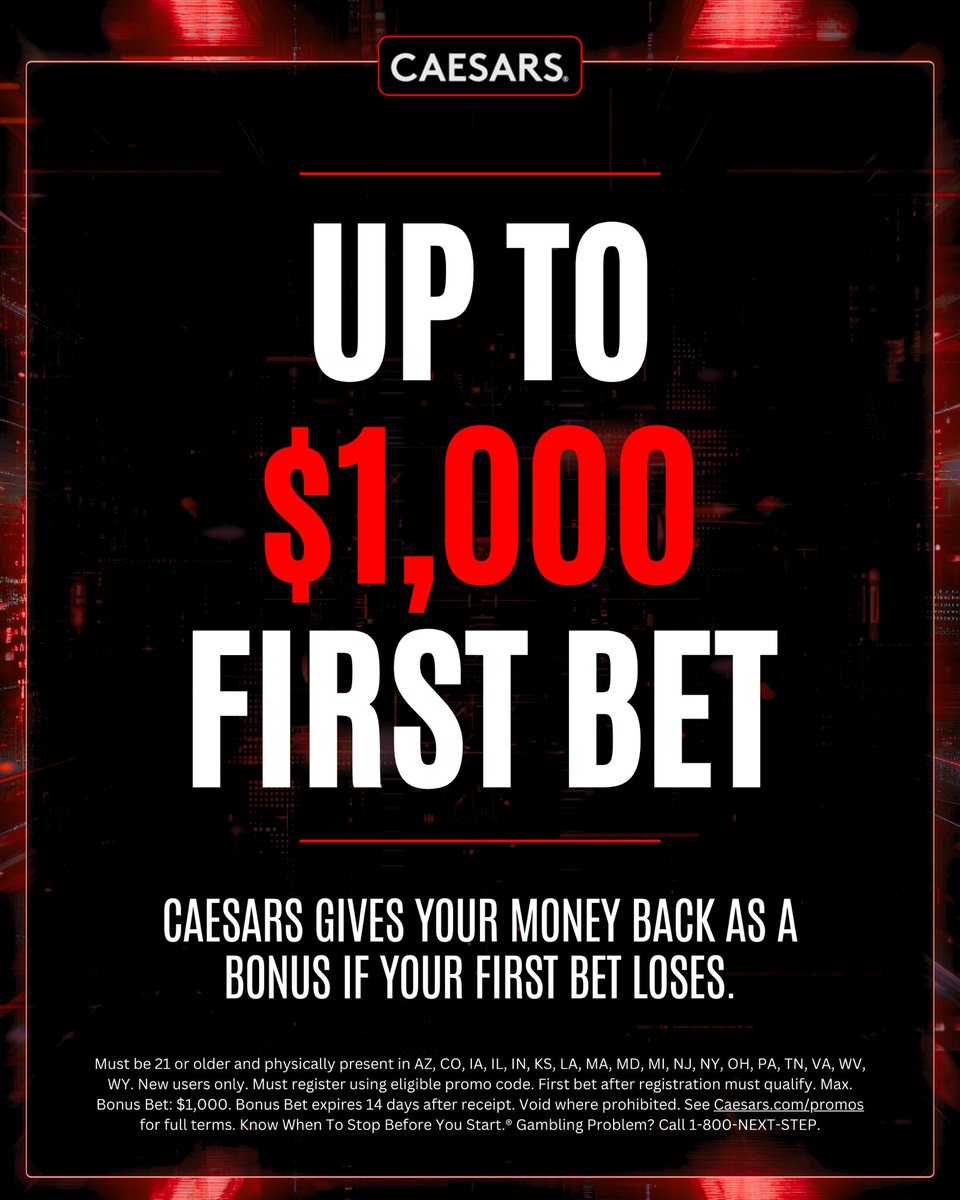 DanGambleAI's tweet photo. 🏈 +350 NFL Parlay

My algorithm picked out these plays, you can tail them on Caesars. 

💸➡️ Join Here: https://t.co/xCysYHGygv

You will either win and get cash, or get your wager back as a bonus bet.

21+, gamble responsibly. https://t.co/Yi2StPJYd2