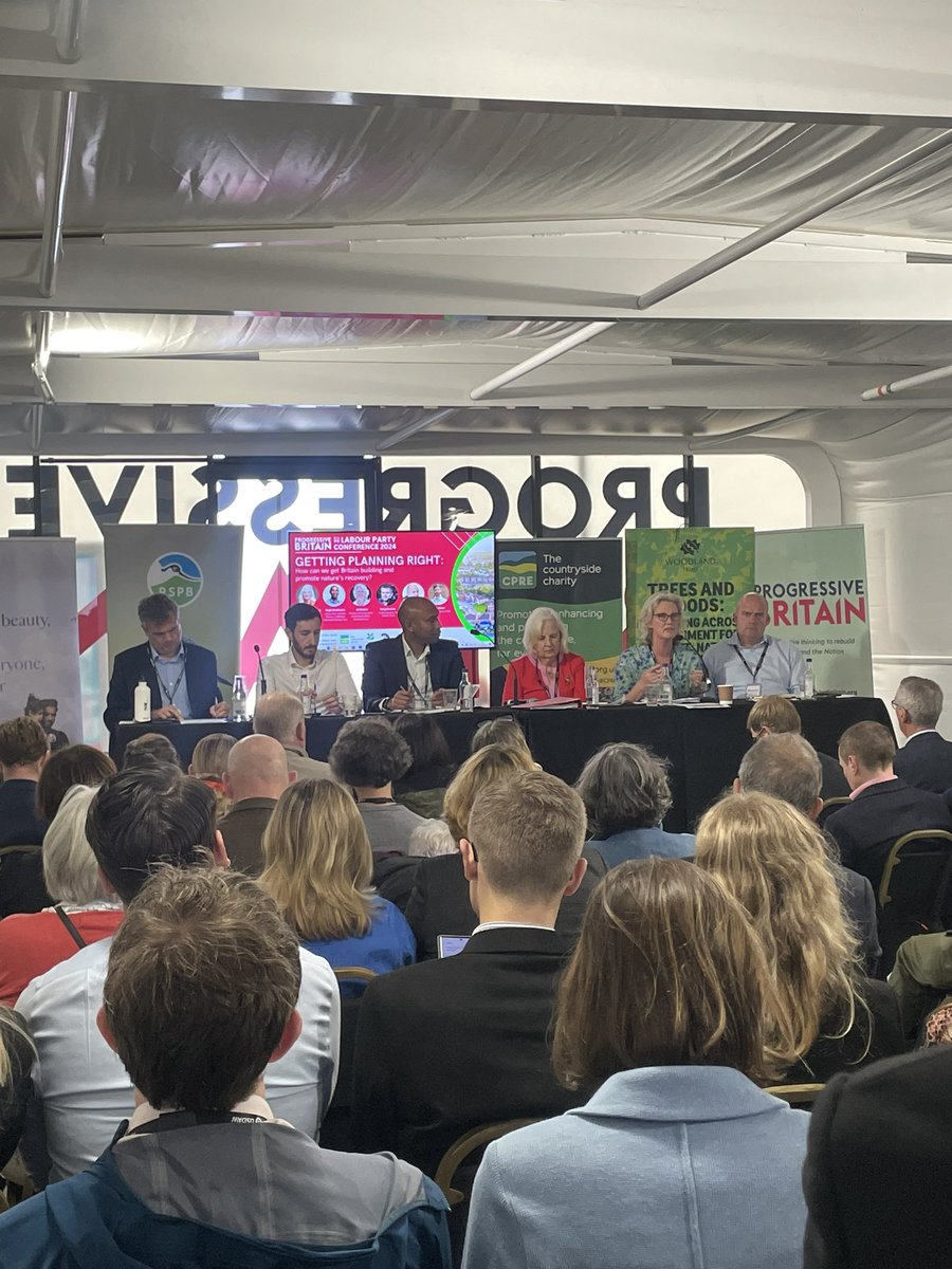 Abi Bunker @WoodlandTrust says she "welcomes some of the words we've heard from the new gov", but we must "embed quality, biodiverse nature into our towns as just as critical to our lives and health as drainage and other parts of critical infrastructure".