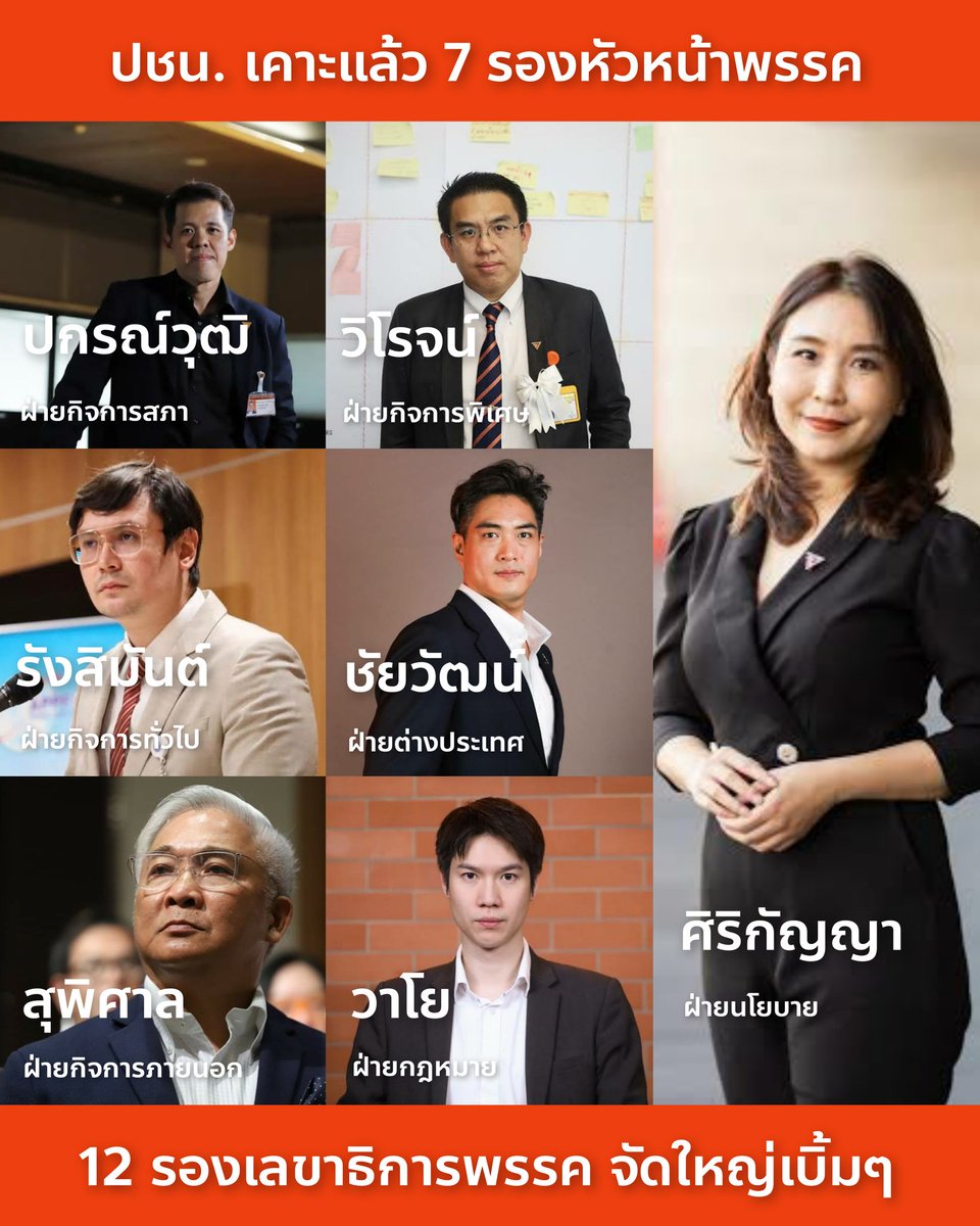 #พรรคประชาชน จัดทัพใหม่ ถูกใจหรือไม่? เม้นท์บอกกันหน่อยครับ