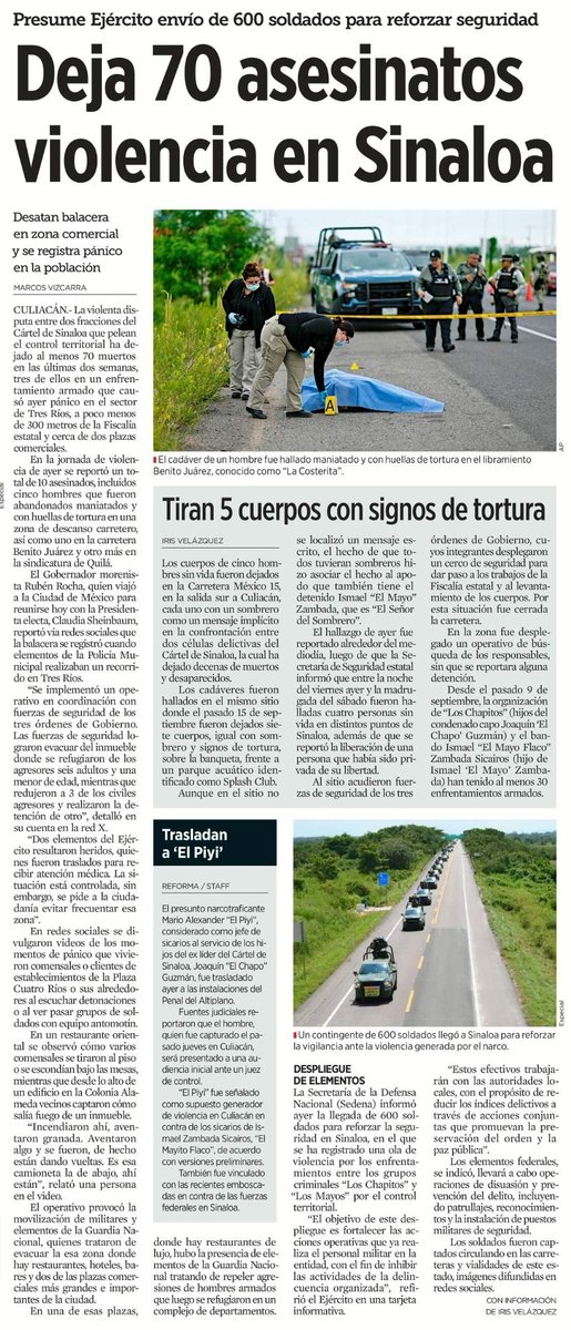 Melissa_Bely's tweet photo. - Pero que tal la Secretaria de Educación insistiendo que los niños vayan a clases ?

- Pero que tal Claudia Sheinbaum y AMLO dando todo su apoyo al N∆RC0 gobernador ?

- Pero que tal el Ejército diciendo que todo depende de los criminales ?

- Pero que tal votaron por Morena ? https://t.co/ygHU5q16ZY