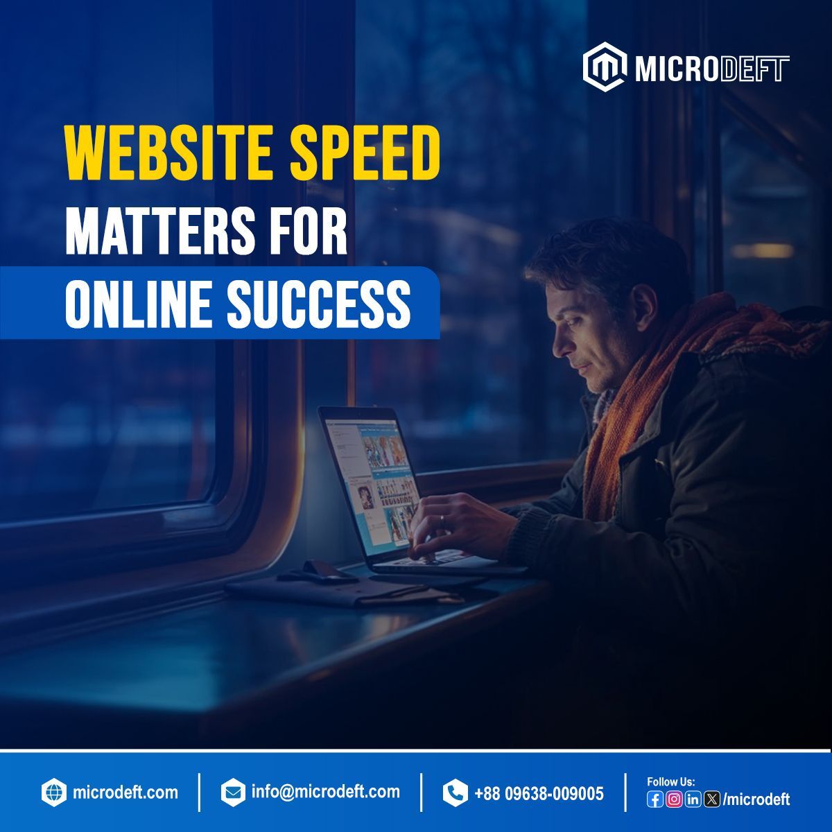 microdeft's tweet image. Website speed matters for online success.
#webdevelopment #digitalmarketing #microdeft