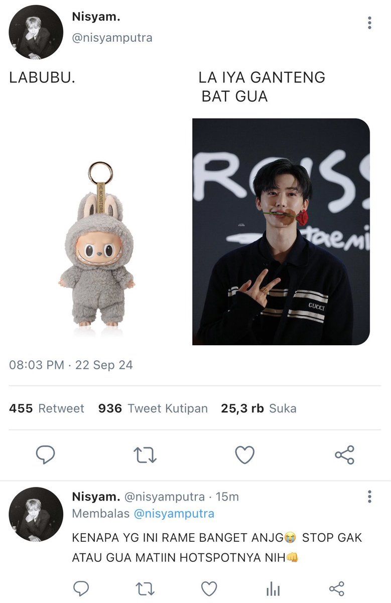 ayanggieeee2's tweet photo. ; labubu
#finchapuniverse

— Na Jaemin a few tweet au. https://t.co/Upy6YptRbw