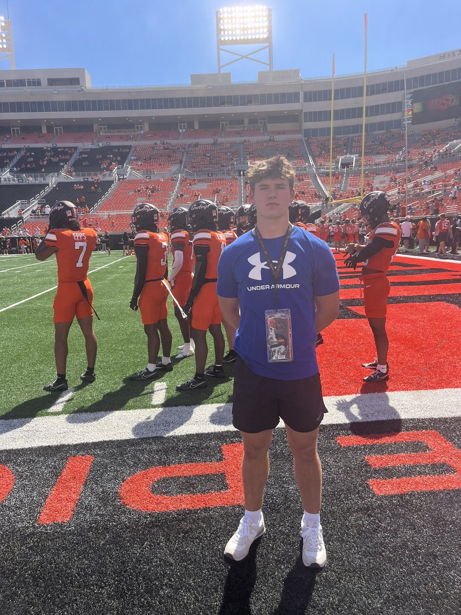 I had a good time at <a href="/CowboyFB/">OSU Cowboy Football</a>. <a href="/CoachDC72/">CoachDC</a> <a href="/JohnWozniak2/">Coach Wozniak 🏈 🔱</a> <a href="/CoachGundy/">Mike Gundy</a> <a href="/GTEagleFootball/">Georgetown Football</a> <a href="/CoachJG_/">Justin Gordon</a>