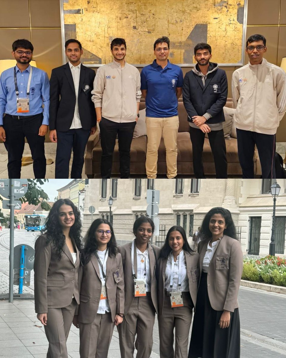 The Khel India (@thekhelindia) on Twitter photo <a href="/FIDE_chess/">International Chess Federation</a> Congratulations to Team India š®š³ā„ļø
They have played exceptional will throughout the Chess Olympiad 2024 ⨠<a href="/FIDE_chess/">International Chess Federation</a> Congratulations to Team India š®š³ā„ļø
They have played exceptional will throughout the Chess Olympiad 2024 āØ