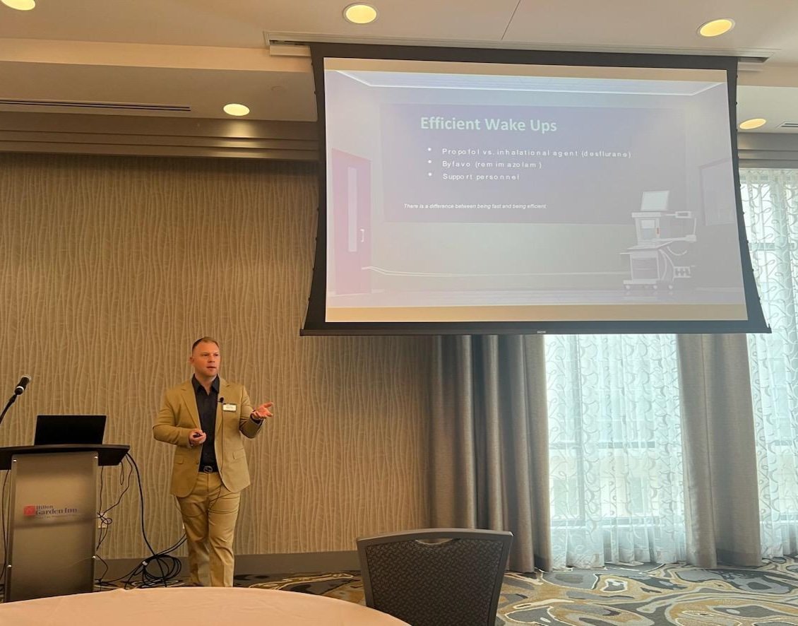Thank you Dr. Daniel King, AANA Region 3 Director for helping us improve patient selection in ambulatory care surgeries! This is such a important topic as more and more surgeries move into this environment! 

IANA Fall Meeting